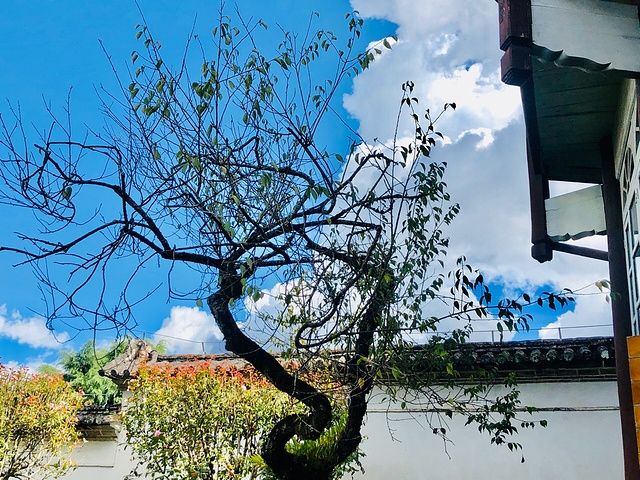 和順古鎮，藍天白雲，春暖花開