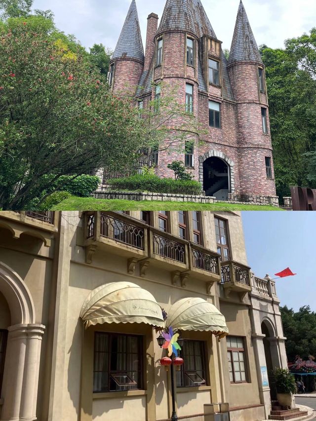 在廣州有一座大草坪歐式童話城堡