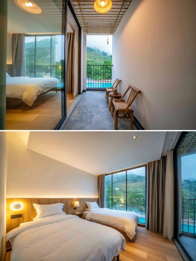 Not in Zhejiang! It's in Qingyuan! The tea mountain B&B is located in Daluoshan