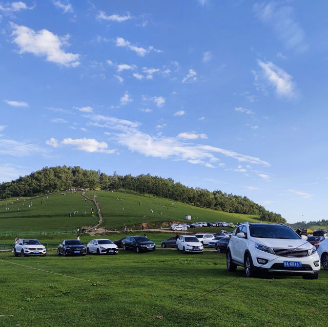 Beautiful grasslands escape in Shaanxi 