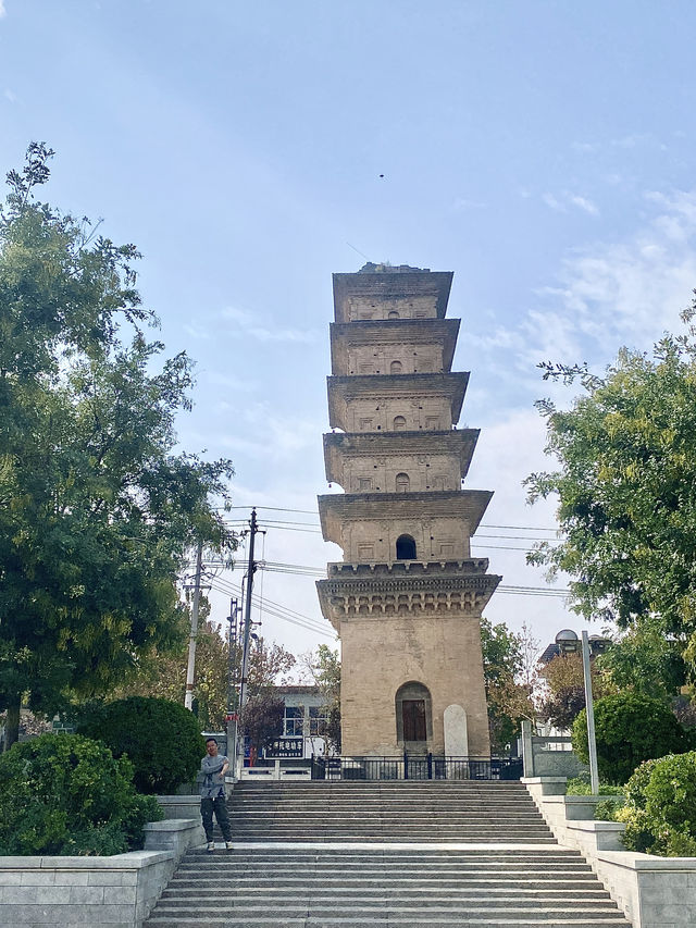 來運城打卡古建別漏了這個北宋雙塔。