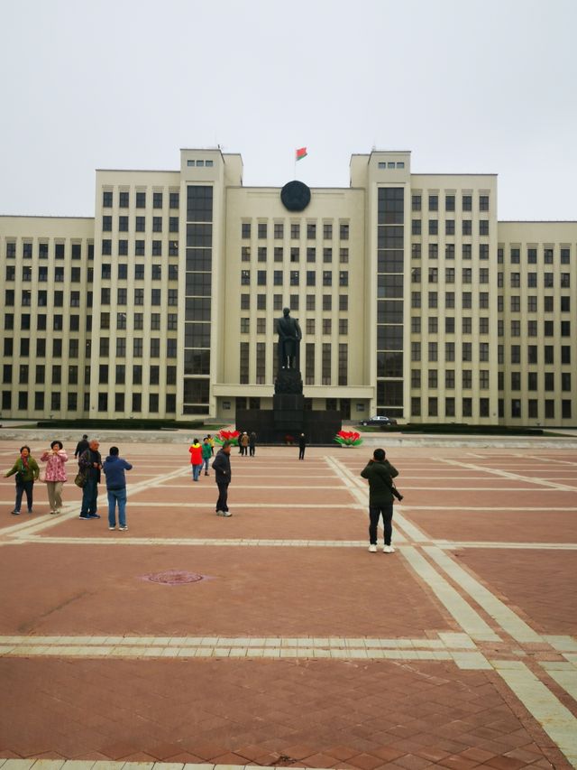 明斯克列寧廣場。