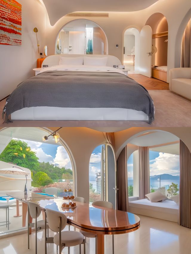 適合一家三口入住的全海景酒店。