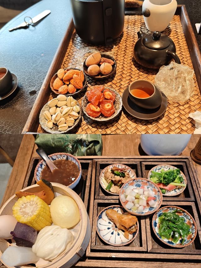 西安花朝民宿 | 真火壁爐圍爐煮茶