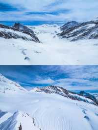 瑞士少女峰登歐洲之巔｜坐著小火車，吸著氧也要看雪山！