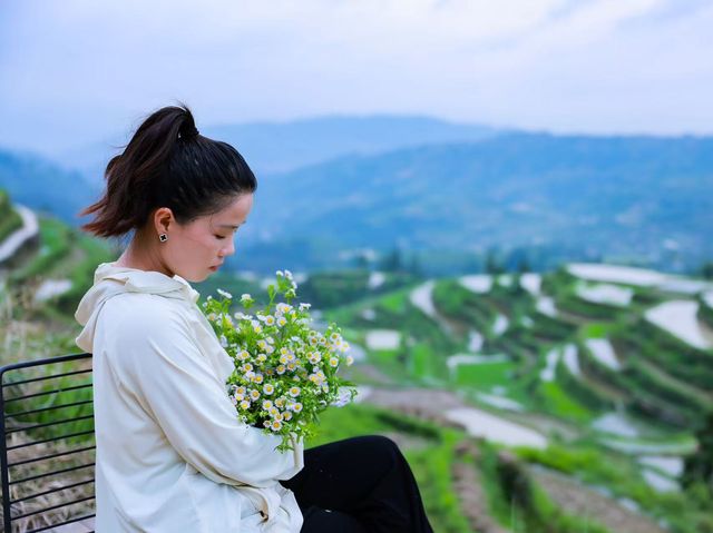 春日梯田秘境｜肇興侗寨·廈格梯田。