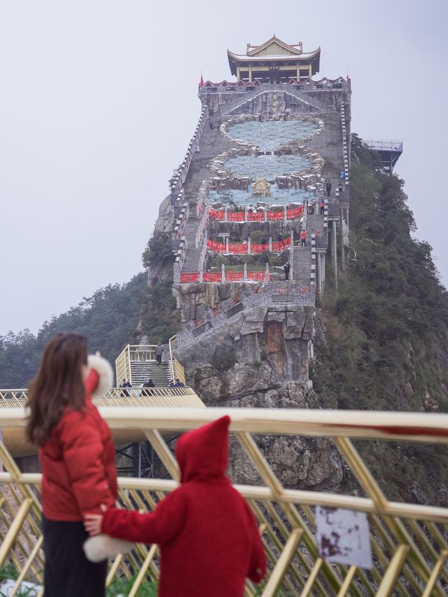 三月飛雪！在馬嶺天觀看到了！