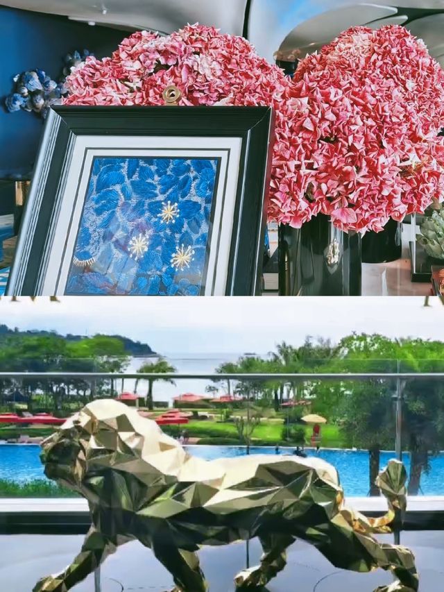 酒店樓下就係私人沙灘，真係好鍾意啊