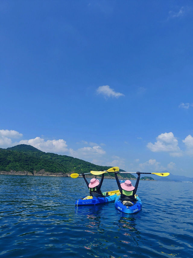 🏄‍♀️香港相思灣皮划艇，超刺激！