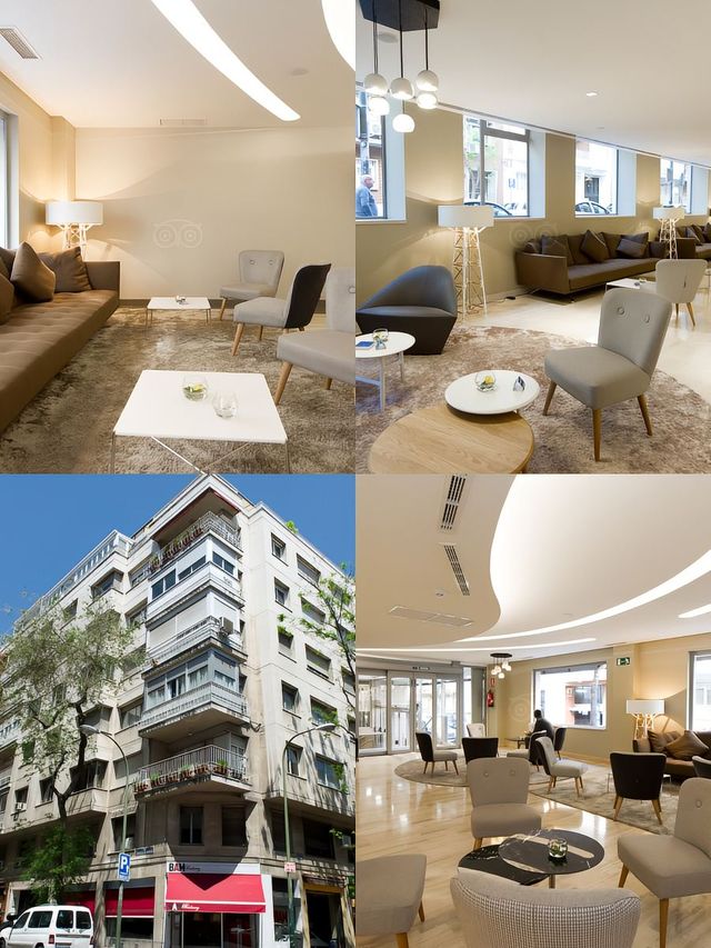 馬德里住宿推薦|NH馬德里組爾巴諾酒店   地址：Calle Zurbano 79-81 Cha