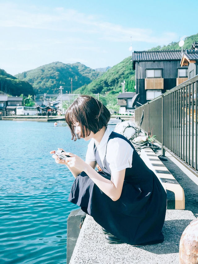 京都|伊根舟屋日系寫真之旅，童話般的船屋太出片