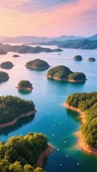 廬山西海丨晨霧起時，舟行畫中，恍如桃源丨中國最美湖光山色之一