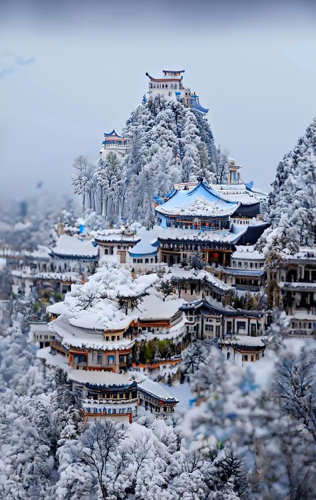 天氣轉涼，一定要來老君山看雪景，登金頂看日出，必須美成仙！