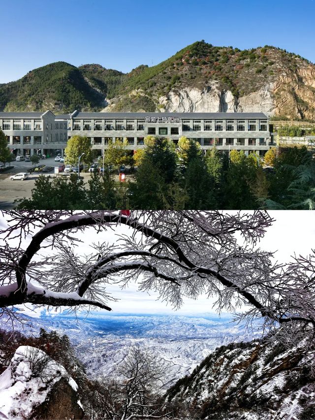 雪落老君山！金頂披紗成天宮