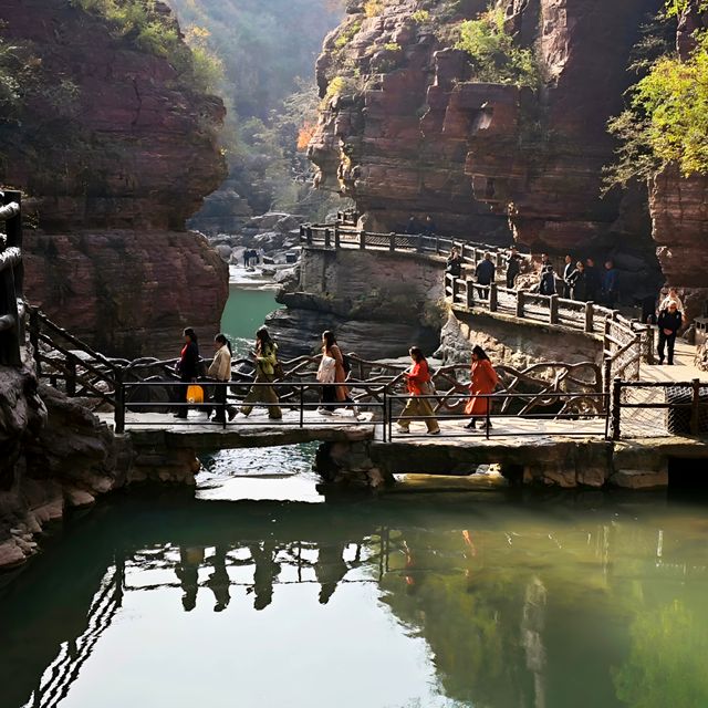 “華夏第一奇峽”實至名歸！雲臺山紅石峽絕美震撼