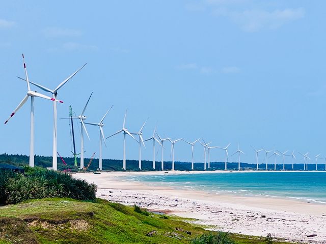 海南文昌木蘭灣絕美風車海岸隨手拍都是大片！