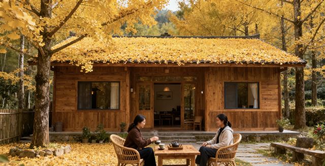 浪漫銀杏之約漫步金秋