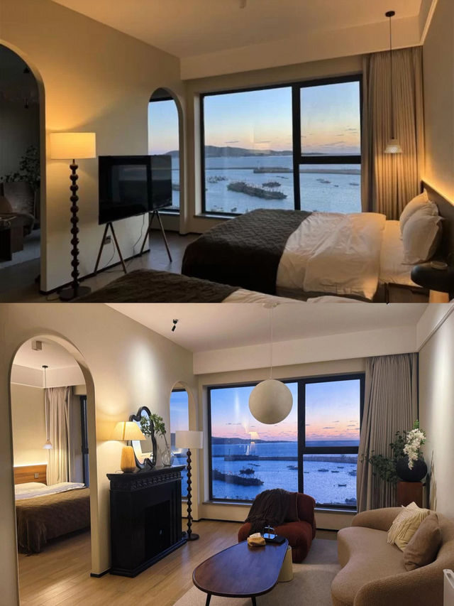 威海劉公島旁！推窗見海嘅治癒系海景民宿