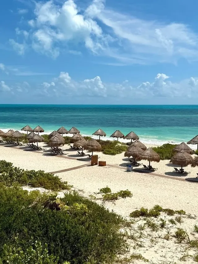 坎昆穆赫雷斯白色海灘酒店│加勒比的浪漫