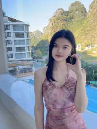 陽朔度假住進山景畫裡