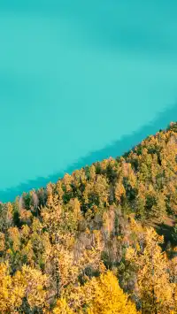 我為喀納斯湖的藍色取了一個名字「山靈黛」