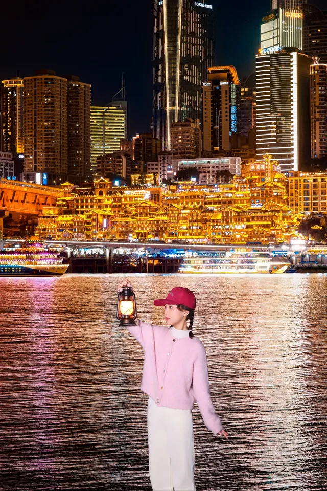 洪崖洞夜景拍照3r一張附詳細路線圖不迷