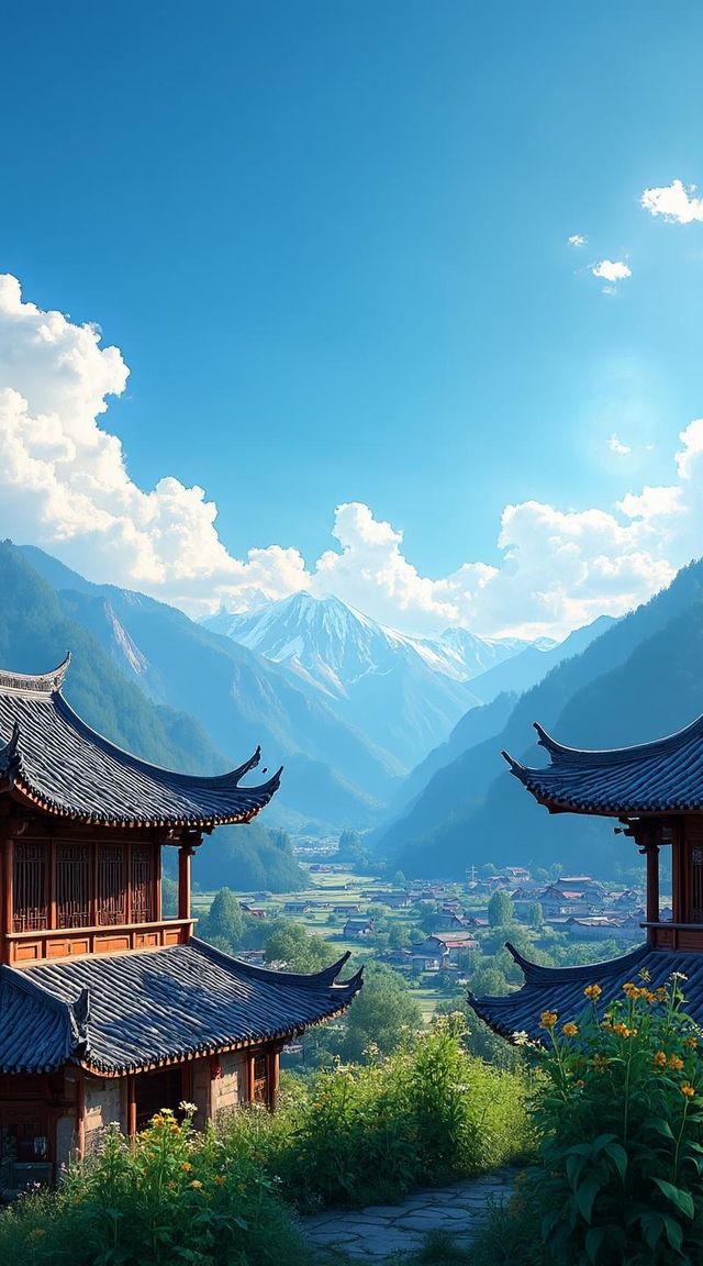 這古鎮,裝下江南與雪山 這古鎮,裝下江南與雪山