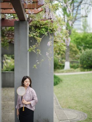 𝚂𝚑�𝚗𝚐𝚑�𝚒｜The end of wisteria season: a secret spot for free photography