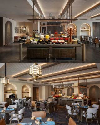 [Dunhuang] Desert Luxury: Stay in a Silk Road Palace. Head to Dunhuang; the hidden gem of an ultra-luxury hotel at the foot of Mingsha Mountain is incredible! Wanda Realm's high-end
