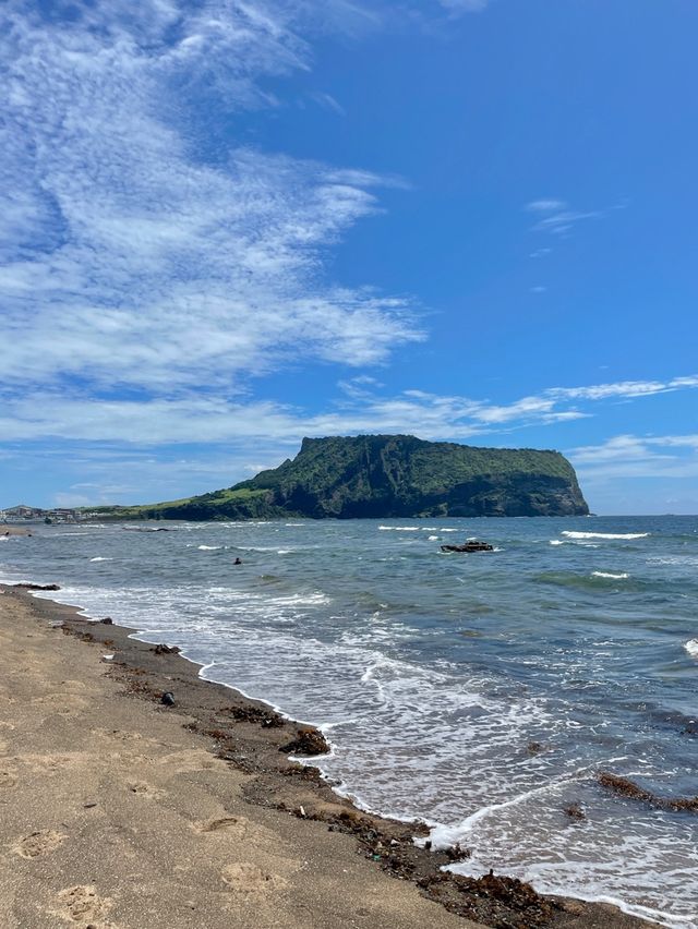 성산일출봉을 한눈에! 광치기 해변🌊