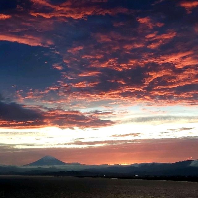 Enoshima Sunset x Mt. Fuji