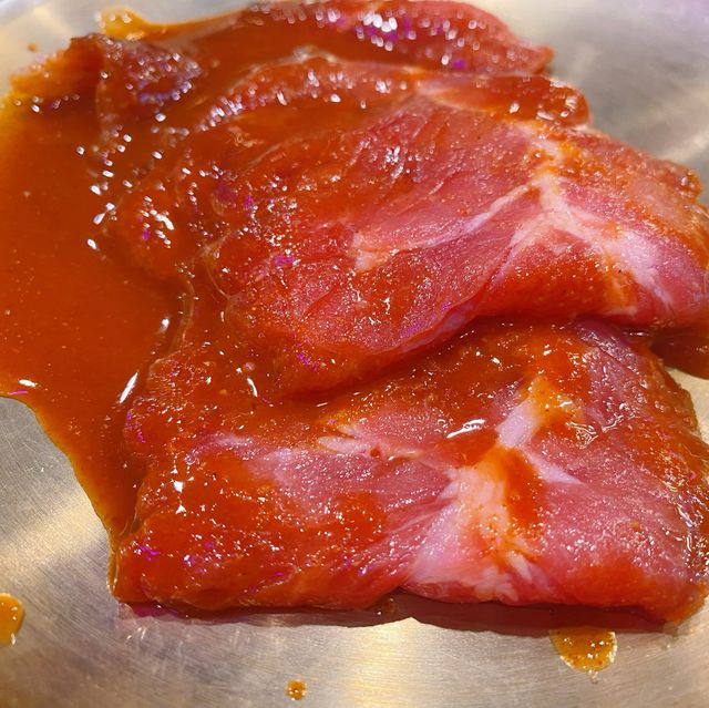 ปิ้งย่างเกาหลี Hongdae BBQ buffet 470net