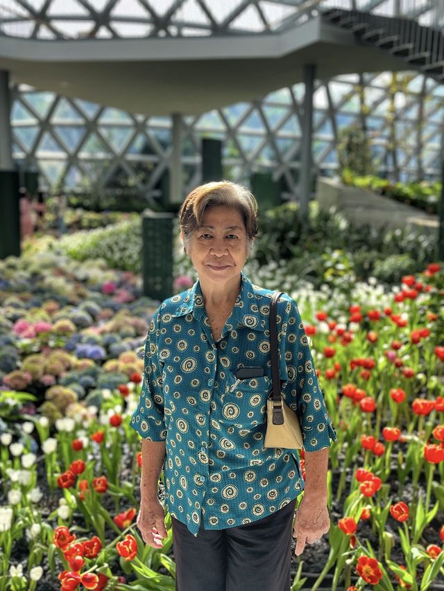 พาแม่ชมดอกไม้เมืองหนาว