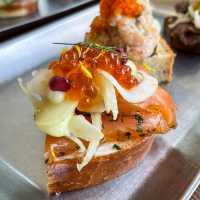 Danish-Swedish Smørrebrød at Overbrod SG