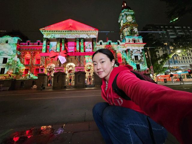 멜버른 시청 크리스마스 빛 축제 🎄