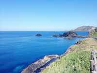北海道　北海道観光　礼文島の外せない観光スポット！スカイ岬の海の青さに感動！