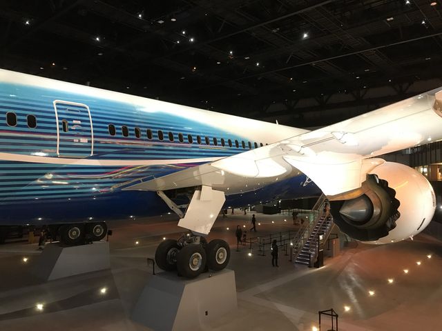 The world's first B787 on display! ✈️
