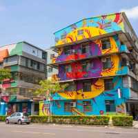 ถ่ายรูปสตรีทอาร์ทสุดชิคกลางชุมชน WEIWUYING STREET ART VILLAGE