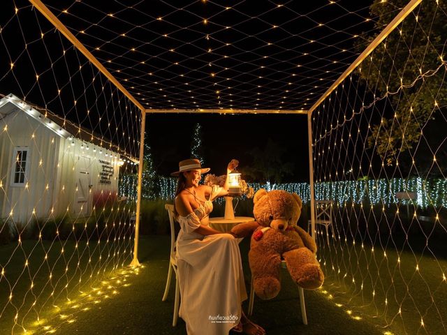 คาเฟ่หัวหิน จัดเทศกาลไฟ ถ่ายรูปสวยมาก