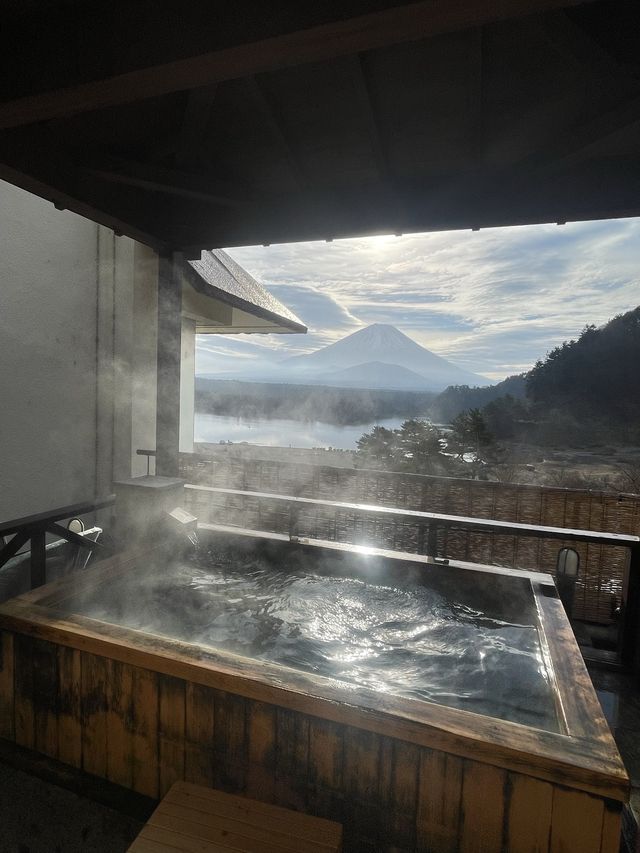 💭住進一間可以看見富士山的民宿