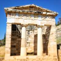 世界遺産のデルフィ古代遺跡