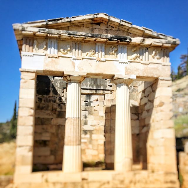 世界遺産のデルフィ古代遺跡