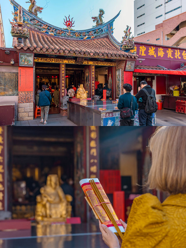 Taipei Xia-Hai City God Temple วัดไหว้ขอคู่ที่ไทเป