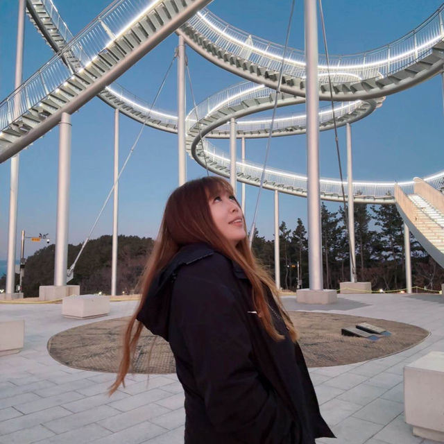 Walkable roller coaster in Pohang