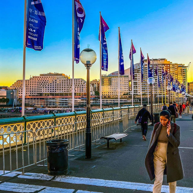 Sunset Serenade: Darling Harbour Walk Steals Our Hearts!
