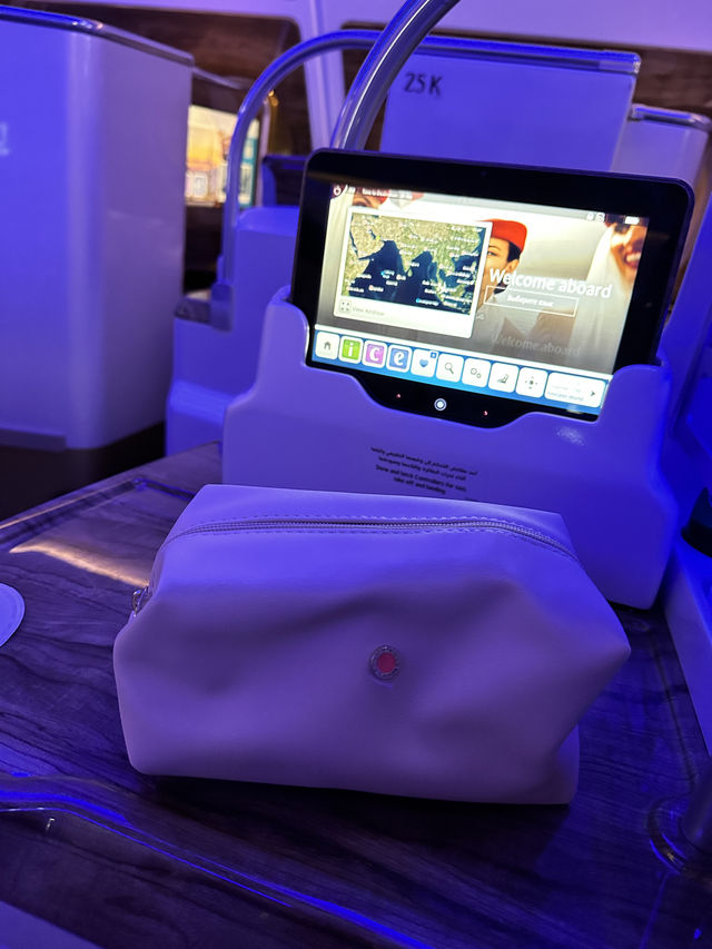 Emirates' A380 Business Class