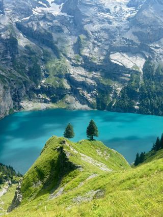 Switzerland's Lake Oeschinen: A Real-Life Underwater Wonderland, Find Your Life's Photo.
