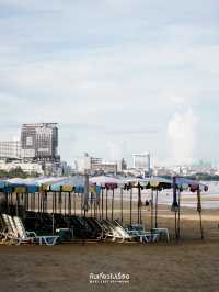 สัมผัสความสงบยามเช้าที่หาดพัทยา