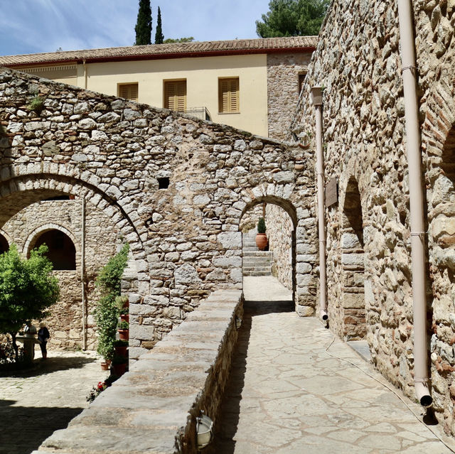 Spectacular Monastery in the mountains 