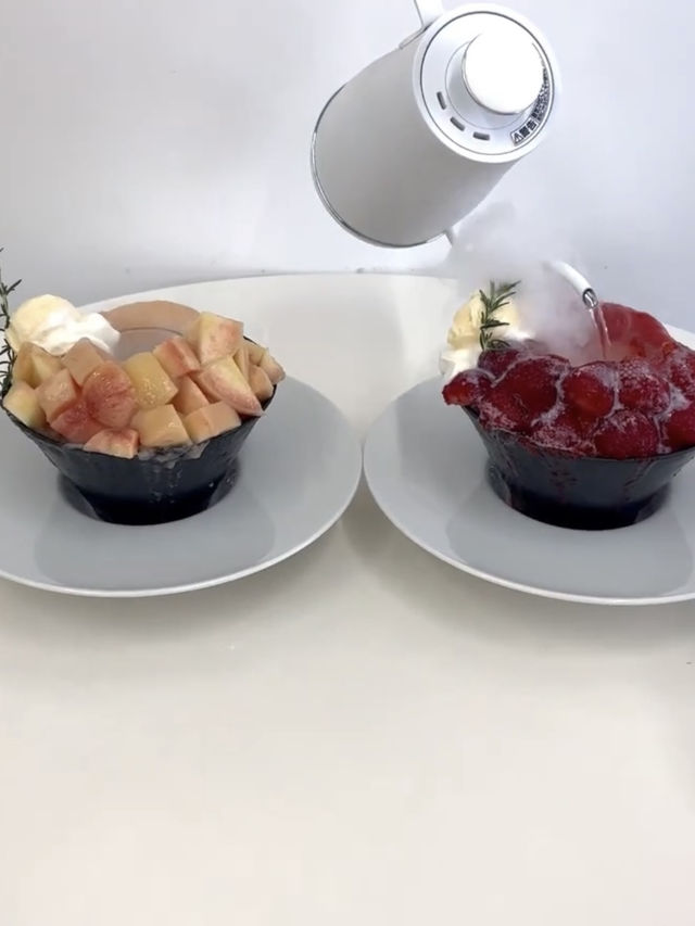 【北九州カフェ】スモークが出るかき氷⁉️演出がお洒落なカフェ✨️